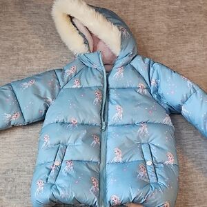 Marks & Spencer Blue Kids Puffer Jacket